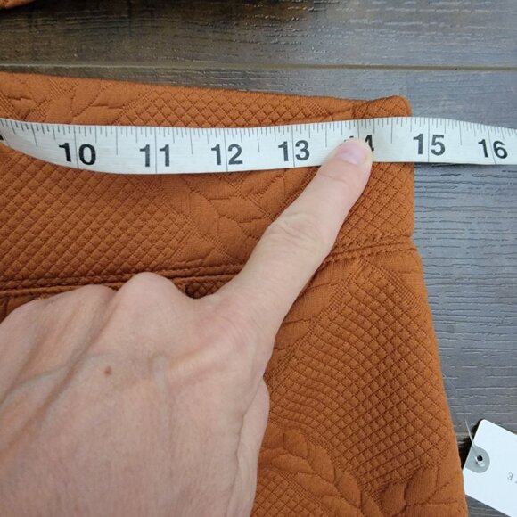 Maeve Flare Pants Cropped Top Set Womens S/M Honey Boho Neutral Chic Versatile - Picture 7 of 14